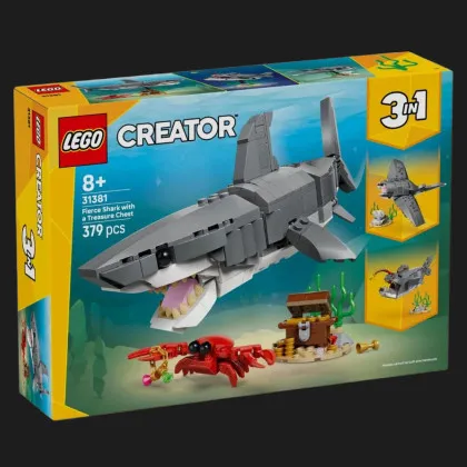 Конструктор LEGO Creator Люта акула зі скринею скарбів (31381)