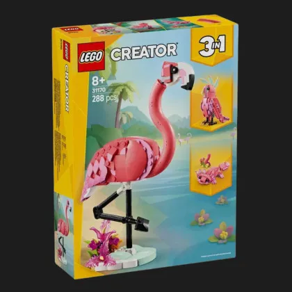 Конструктор LEGO Creator Дикі тварини рожевий фламінго (Pink) (31170)