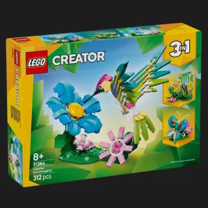 Конструктор LEGO Creator Дикі тварини: барвистий колібрі (31384)