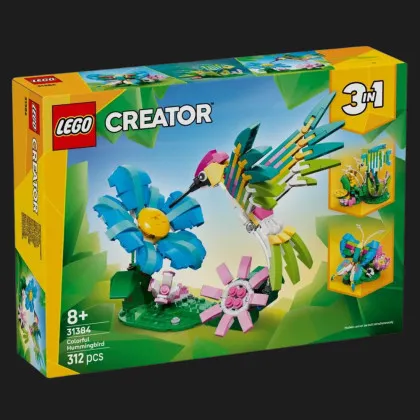 Конструктор LEGO Creator Дикі тварини: барвистий колібрі (31384)