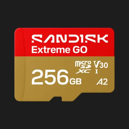 Карта пам'яті SanDisk Extreme GO microSDXC 256GB UHS-1 U3 V30 в Берегові