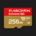 Карта пам'яті SanDisk Extreme GO microSDXC 256GB UHS-1 U3 V30