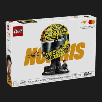 Конструктор LEGO Editions Шлем Ландо Норриса из команды McLaren Mastercard F1 (43023)