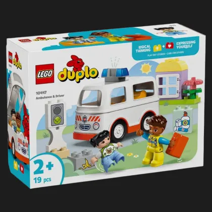 Конструктор LEGO DUPLO Скорая помощь и водитель (10447)