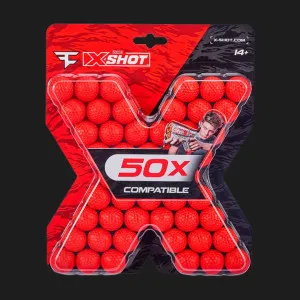 Набір кульок X-Shot Chaos Faze  (50 кульок) (36506)