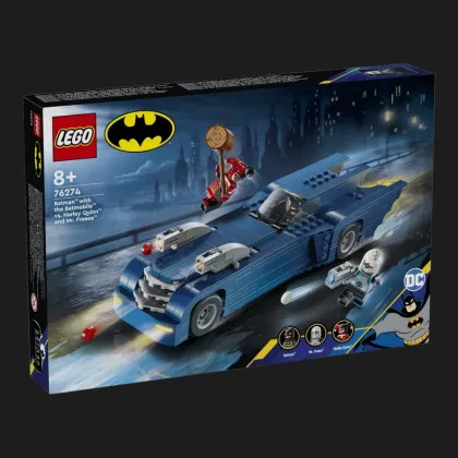 Конструктор LEGO Batman Бэтмен на бэтмобиле против Харли Квин и Мистера Фриза (76274)