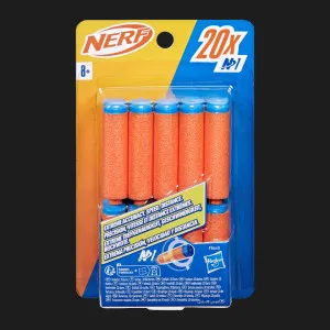 Набір патронів Nerf N1 для бластерів N Series, 20 шт (F8640)