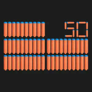 Набір патронів Nerf N1 для бластерів N Series, 50 шт (F8639)