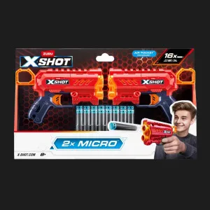 Набір швидкострільних бластерів X-Shot Excel Double Micro 2.0 (36727R)