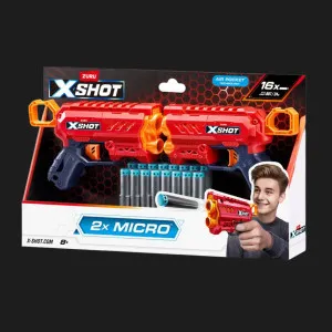 Набір швидкострільних бластерів X-Shot Excel Double Micro 2.0 (36727R)