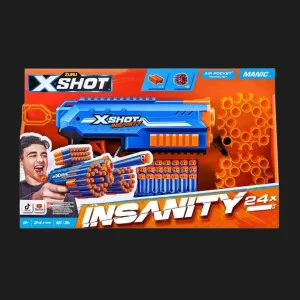 Швидкострільний бластер X-Shot Insanity-Manic (36603R)