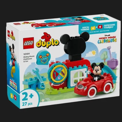 Конструктор LEGO DUPLO Disney Микки Маус: Клубный дом и автомобиль (10454)