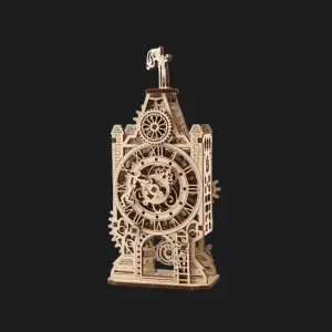 Деревянный 3D конструктор UGEARS Старая часовая башня (70169)