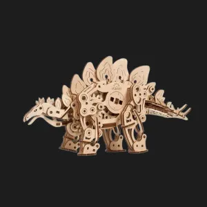Деревянный 3D конструктор UGEARS Стегозавр (70222)