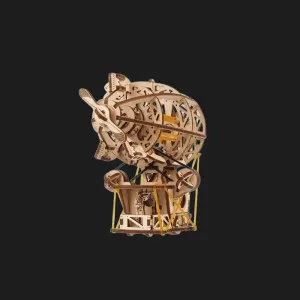 Деревянный 3D конструктор UGEARS Стимпанк Дирижабль (70226)
