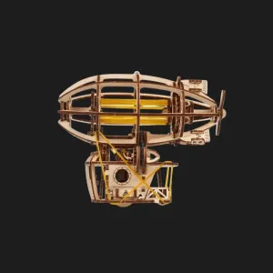 Деревянный 3D конструктор UGEARS Стимпанк Дирижабль (70226)