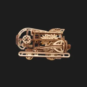 Деревянный 3D конструктор UGEARS Стимпанк Субмарина (70229)