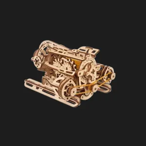 Деревянный 3D конструктор UGEARS Стимпанк Субмарина (70229)