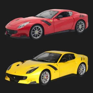 Автомодель Bburago — Ferrari F12Tdf в ассортименте, 1:24 (Yellow, Red) (18-26021)