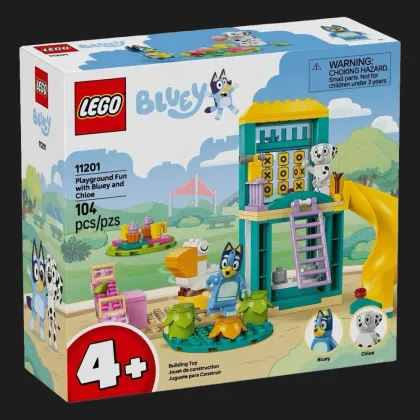 Конструктор LEGO Bluey Веселье с Блуи и Хлоей на игровой площадке (11201)