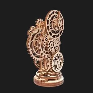 Деревянный 3D конструктор UGEARS Стимпанк-часы 2.0 (70219)