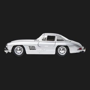 Автомодель Bburago — Mercedes-Benz 300 Sl (1954) в ассортименте, 1:24 (Silver, Red) (18-22023)