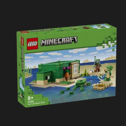 Конструктор LEGO Minecraft Пляжный дом в форме черепахи (21254)