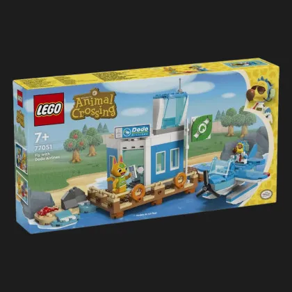 Конструктор LEGO Animal Crossing Літайте з Dodo Airlines (77051)