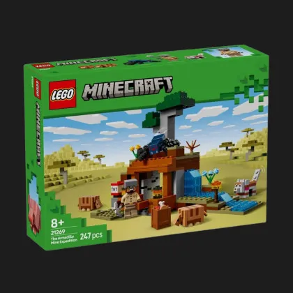 Конструктор LEGO Minecraft Шахтная экспедиция «Броненосец» (21269)