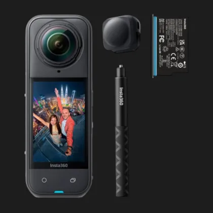 Екшн-камера Insta360 X5 Midnight Black Starter Bundle