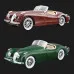 Автомодель Bburago Jaguar Xk 120 (1951) в асортименті (1:24) (18-22018)