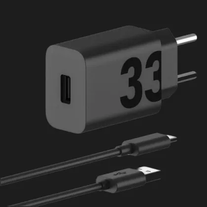 Блок питания MOTOROLA 33W USB-А + кабель 1m (MC-332L) (Black) в Берегово