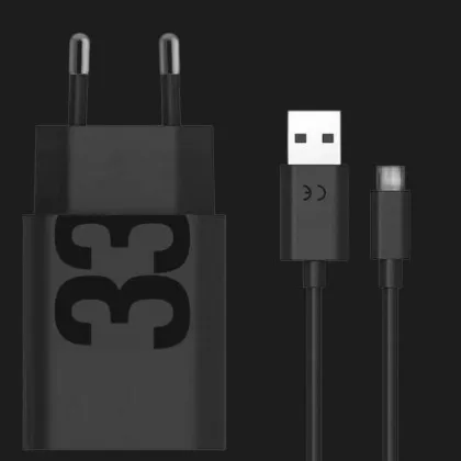 Блок питания MOTOROLA 33W USB-А + кабель 1m (MC-332L) (Black) в Берегово