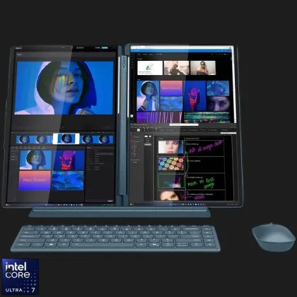 Ноутбук Lenovo Yoga Book 9 14IAH10 14" (2x) (Intel Core Ultra 7/32GB/2TB (SSD)/Intel Arc) (83KJ00011US) в Новому Роздолі