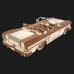 Деревянный 3D-конструктор UGEARS Кабриолет мечты VM-05 (70073)