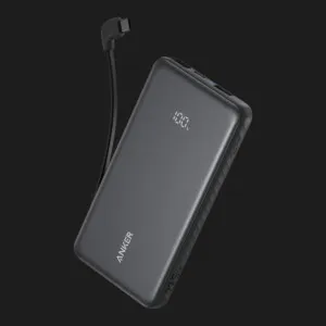 Зарядний пристрій Power Bank ANKER 10000 mAh 22.5W Built-In USB-C Cable (Black)