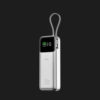 Зарядное устройство Power Bank WiWU Mega 20000mAh, 130W Fast Charge PM301 (Silver)
