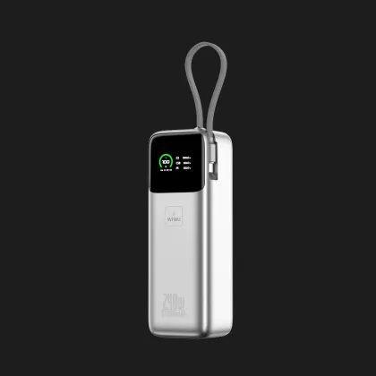 Зарядное устройство Power Bank WiWU Mega 27000mAh, 240W Fast Charge PM201 (Silver)