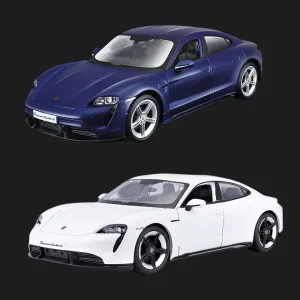 Автомодель Bburago Porsche Taycan Turbo S в ассортименте (1:24) (18-21098)