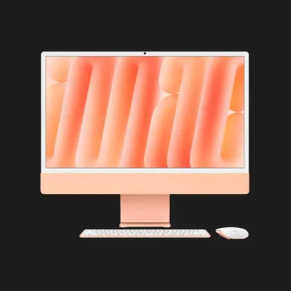 б/у Apple iMac 24 with Retina 4.5K, Apple M4, 256GB, 10 CPU / 10 GPU, 16GB RAM, Orange (MWV83) (2024) (Хорошее состояние)