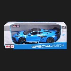 Машинка Maisto 2025 Corvette ZR1 Coupe (1:18) (31475 met. blue)