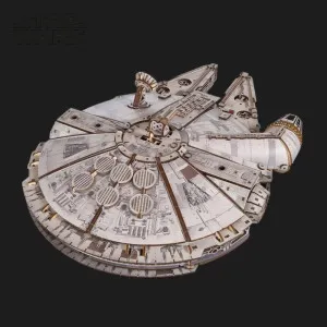 Деревянный 3D конструктор UGEARS Тысячелетний сокол (70271)
