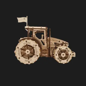 Деревянный 3D конструктор UGEARS Трактор побеждает (70184)