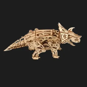 Деревянный 3D конструктор UGEARS Трицератопс (70211)