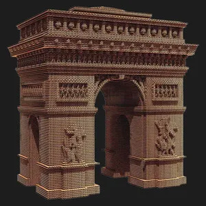 Картонный 3D-пазл-конструктор Cartonic Триумфальная арка (Париж) (Arc de Triomphe Paris) (CARTARCP)