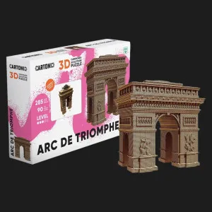 Картонный 3D-пазл-конструктор Cartonic Триумфальная арка (Париж) (Arc de Triomphe Paris) (CARTARCP)