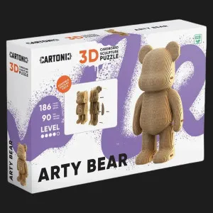 Картонний 3D пазл-конструктор Cartonic Арт Ведмідь (Arty bear) (CARTARTBEAR)