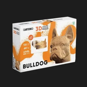 Картонный 3D-пазл-конструктор Cartonic Бульдог (Bulldog) (CARTMBDG)