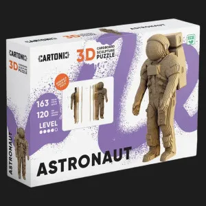 Картонний 3D пазл-конструктор Cartonic Астронавт (Astronaut) (CARTASTRON)