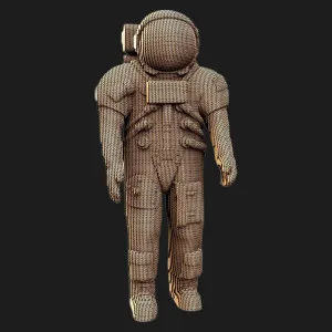 Картонний 3D пазл-конструктор Cartonic Астронавт (Astronaut) (CARTASTRON)